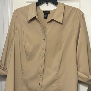 Lane Bryant. Tan Blouse. Size 26/28.